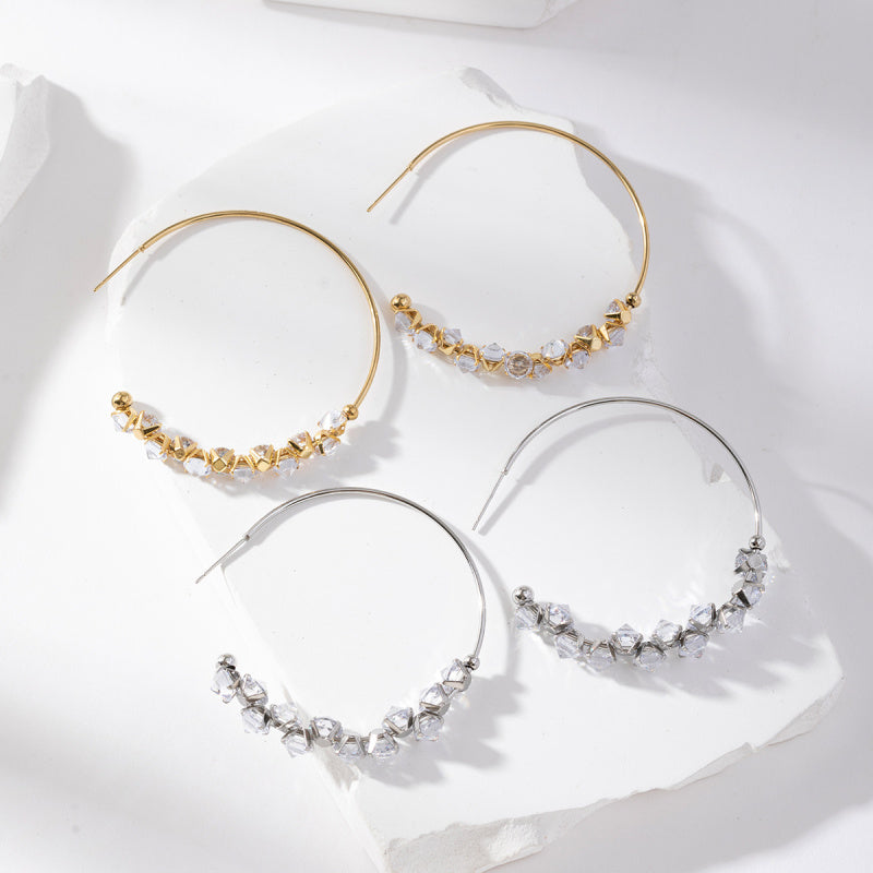 Boucle d’oreille créoles acier inoxydable