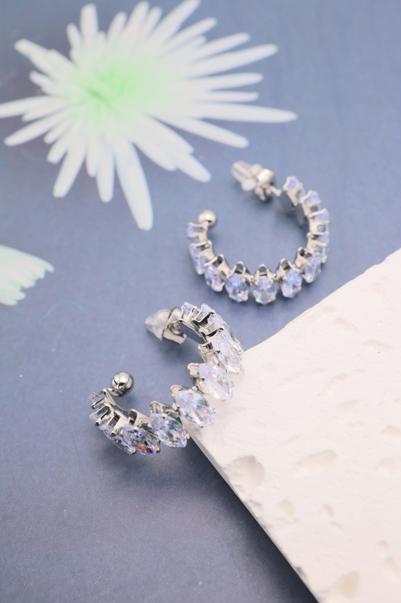 Boucle d’oreille en acier inoxydable