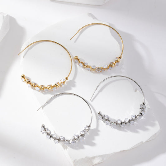 Boucle d’oreille créoles acier inoxydable