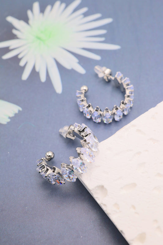 Boucle d’oreille en acier inoxydable