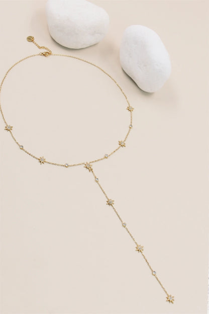 Collier long en Y