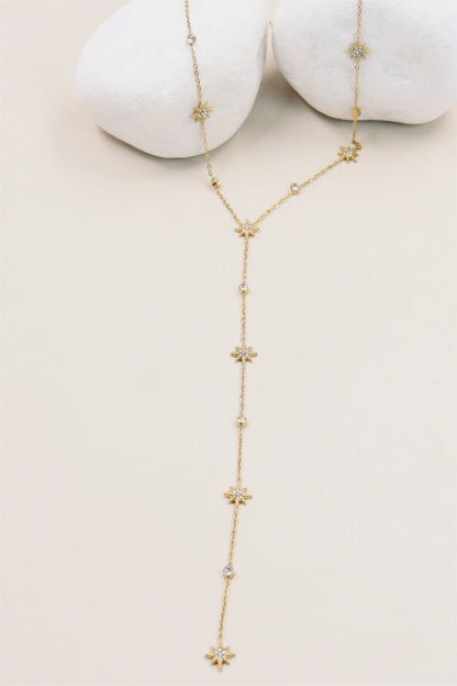 Collier long en Y