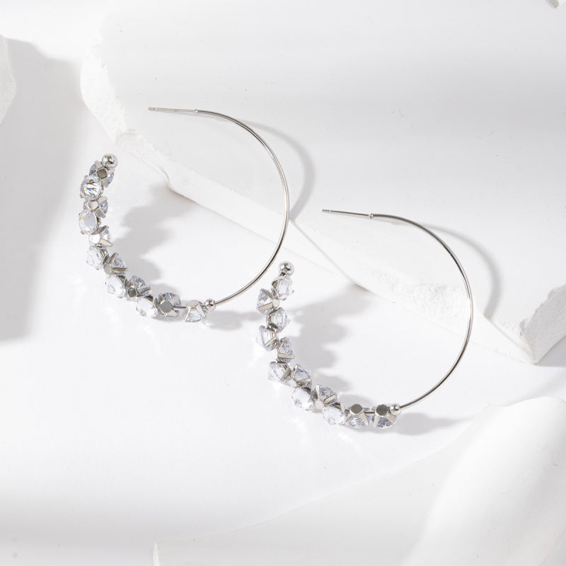 Boucle d’oreille créoles acier inoxydable