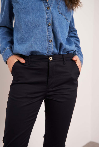 Pantalon Chino bleu marine