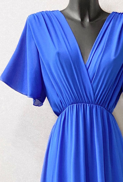 Robe blum bleu